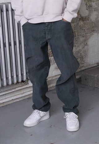 VINTAGE STONE ISLAND MARINA CHINO TROUSERS BLUE