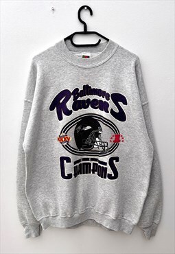 Vintage Baltimore ravens grey NFL sweatshirt XL