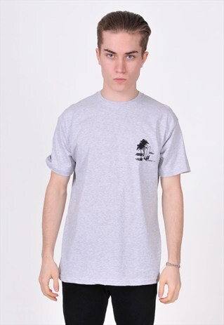 GREY PINEAPPLE OCEAN T-SHIRT