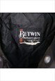 VINTAGE 90'S BUTWIN VARSITY JACKET SHELL BOWLING BUTTON UP