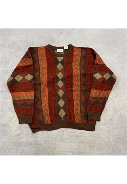 Vintage Knitted Jumper Men's XL