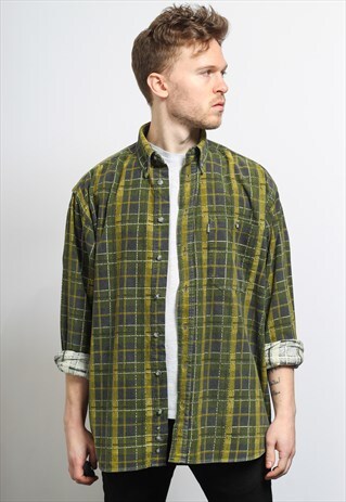VINTAGE CORDUROY CORD SHIRT