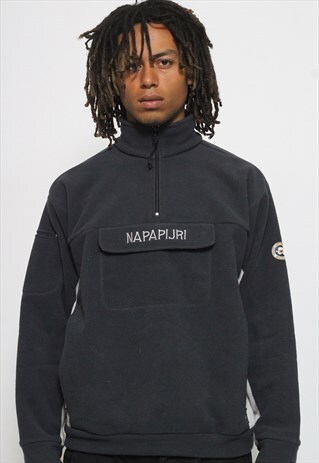 VINTAGE NAPAPIJRI 1/4 ZIP FLEECE