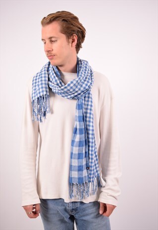 VINTAGE TOMMY HILFIGER SCARF BLUE