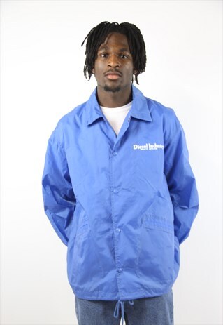VINTAGE DIESEL BLUE SHELL SPORTS JACKET