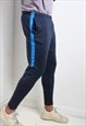 NIKE SKINY FIT JOGGING BOTTOMS JOGGERS BLUE