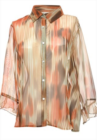 ORANGE NICOLA SHIRT - L