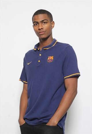 VINTAGE NIKE BARCELONA POLO SHIRT