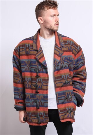 VINTAGE AZTEC INCA FESTIVAL JACKET