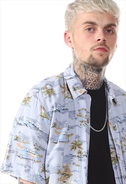 Vintage Hawaiian Print Shirt