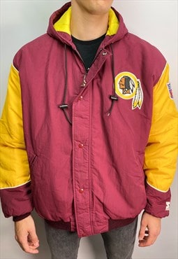 Vintage Starter NFL quilted Redskins bomber jacket (XL)