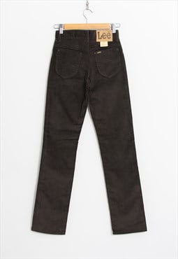 LEE vintage 90' brown corduroy jeans denim made in USA