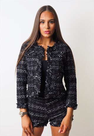CLARA TWO PIECE TWEED SHORT SUIT