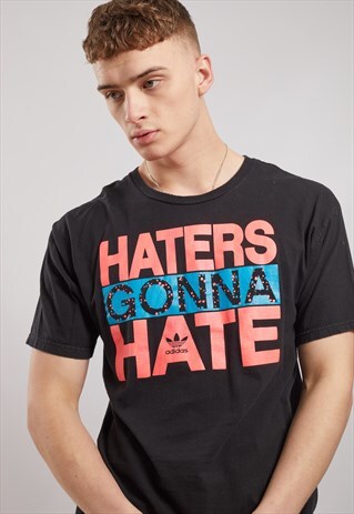 VINTAGE ADIDAS HATERS GONNA HATE T-SHIRT