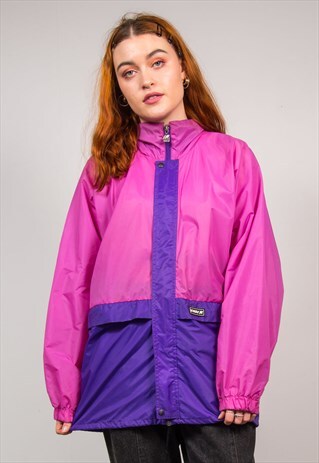 K-WAY VINTAGE CAGOULE WINDBREAKER JACKET