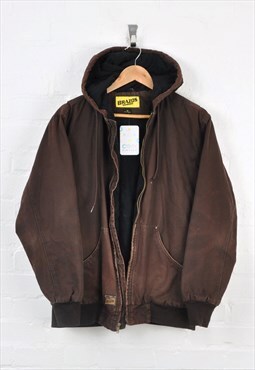 Vintage Workwear Active Jacket Brown Medium
