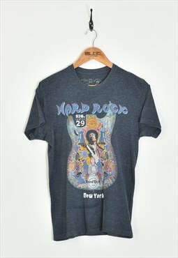 Vintage Hard Rock Cafe New York T-Shirt Blue XXSmall