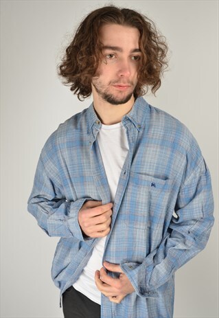 VINTAGE CHECK FLANNEL SHIRT
