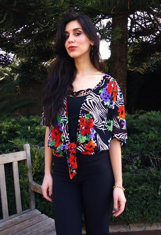 PRINTED CHIFFON BLOUSE