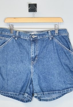 Vintage Women's Tommy Hilfiger Denim Shorts Blue Medium
