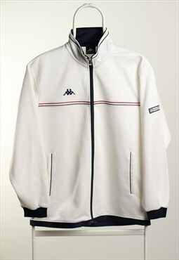 Vintage Kappa Sportswear Track Jacket White