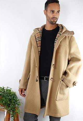 burberry duffle coat mens