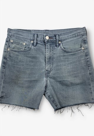 Vintage levi's 522 cut off denim shorts blue w30 BV19827
