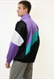 90S VINTAGE OLDSCHOOL  NONAME ABSTRACT TRACK JACKET 18794