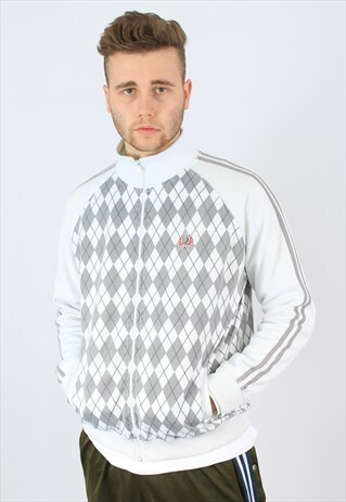 FRED PERRY CHECKERED CLASSIC SPORTS BOMBER JACKET