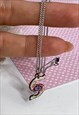 1960'S PERSONALISED ENAMEL 'S' INITIAL NECKLACE