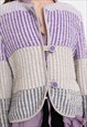 VINTAGE TERRY JACKET LILAC SOFT 90S