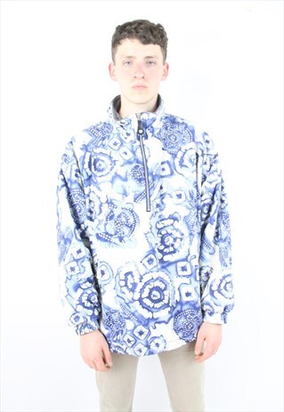 VINTAGE PATTERNED FESTIVAL 1/2 ZIP JACKET
