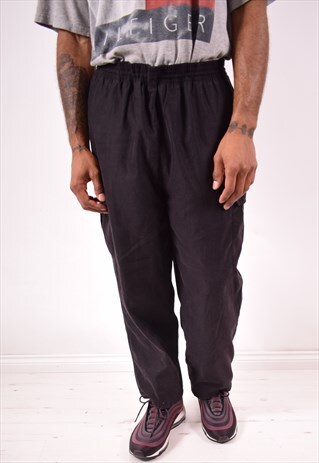 CHAMPION MENS VINTAGE CARGO TRACKSUIT TROUSERS LARGE 90S