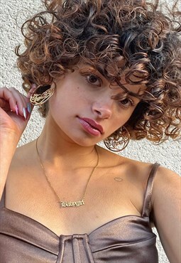 Angry Dollz Y2K Gold Plated 'Babygirl 'Necklace