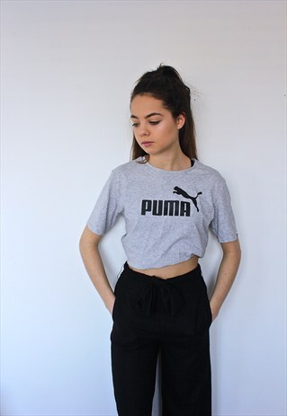 GREY PUMA T-SHIRT
