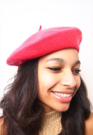 PINK CORAL BERET