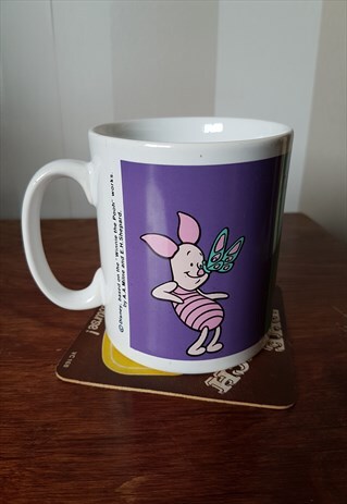 VINTAGE 90S PIGLET WINNIE THE POOH MUG CUP