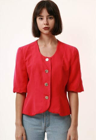 90S VINTAGE CHRISTIAN DIOR SUIT CROPP JACKET 1191