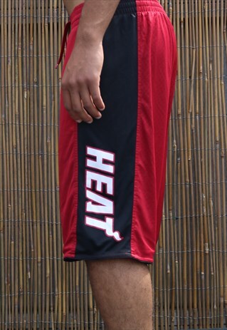 RARE ADIDAS OFFICIAL MIAMI HEAT BASKETBALL SHORTS