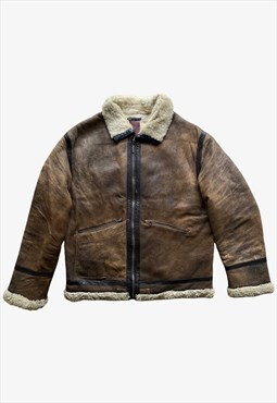 Vintage Dolce Gabbana Leather Sheepskin Jacket