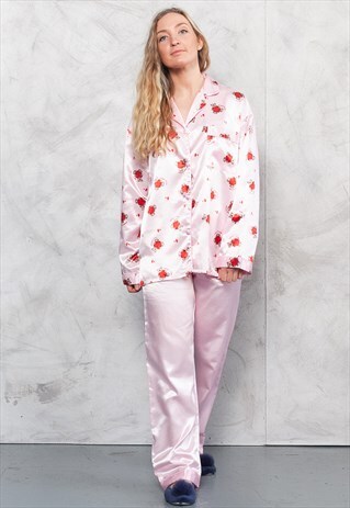 VINTAGE PINK PYJAMAS SET