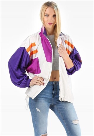 VINTAGE TRACK JACKET COLOR BLOCK