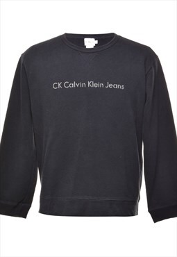 Calvin Klein Printed Sweatshirt - L