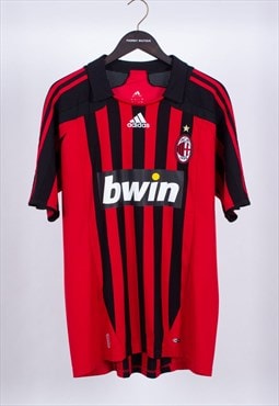 Vintage Adidas A.C Milan 07/08 Home Shirt