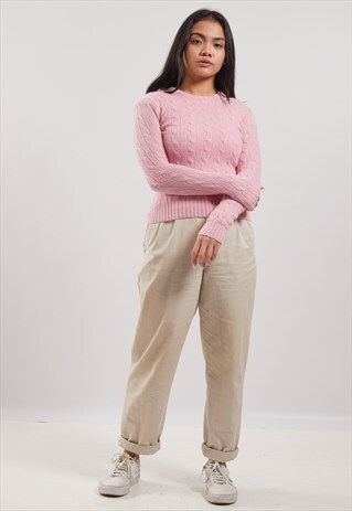 VINTAGE RALPH LAUREN CABLE KNIT JUMPER