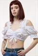 Austrian Bavarian Octoberfest Tyrol Cotton Crop Top 4928