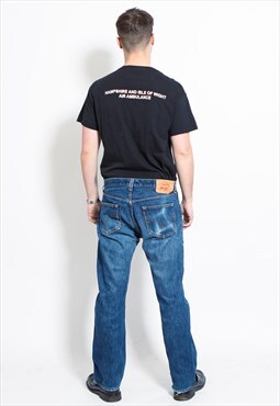 Vintage 90s classic 501 jeans in blue