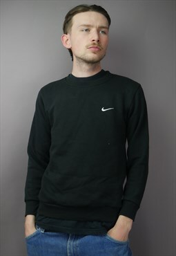 Vintage Nike Sweater in Black with Logo