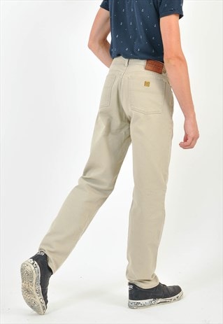 VINTAGE YVES SAINT LAURENT JEANS IN BEIGE