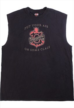 Vintage 90's Harley Davidson Vest T Shirt Motorbike